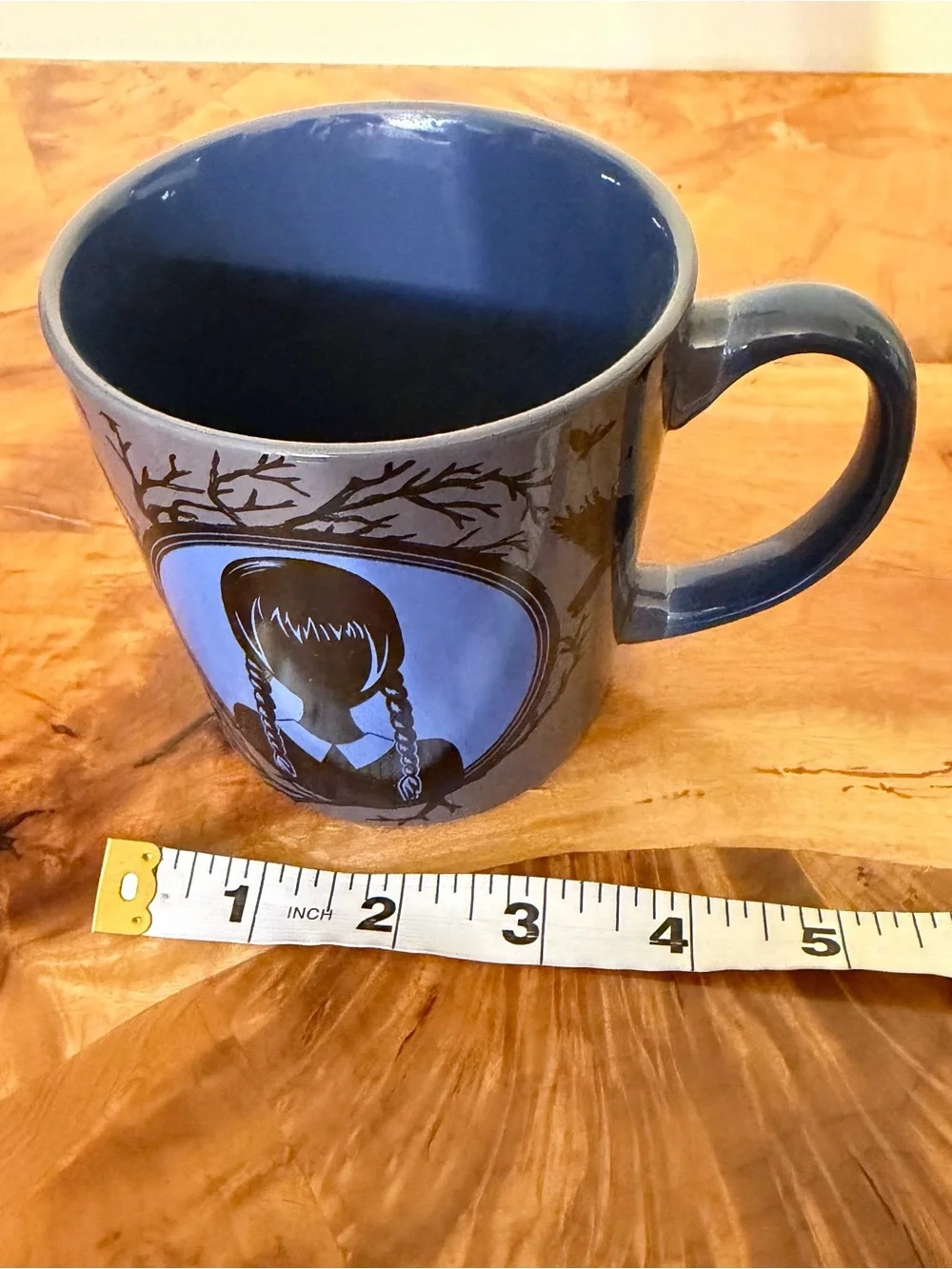 Zak! Wednesday Addams Nevermore Academy Ceramic Coffee Mug Gray 15 fl oz